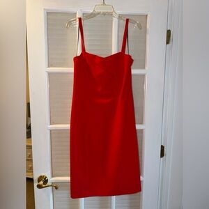 Vince Camuto Sexy Red Midi Dress